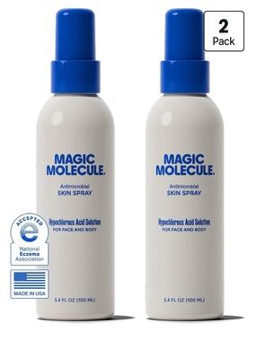 Magic Molecule Antimicrobial Skin Spray - Blue (2 Pack)